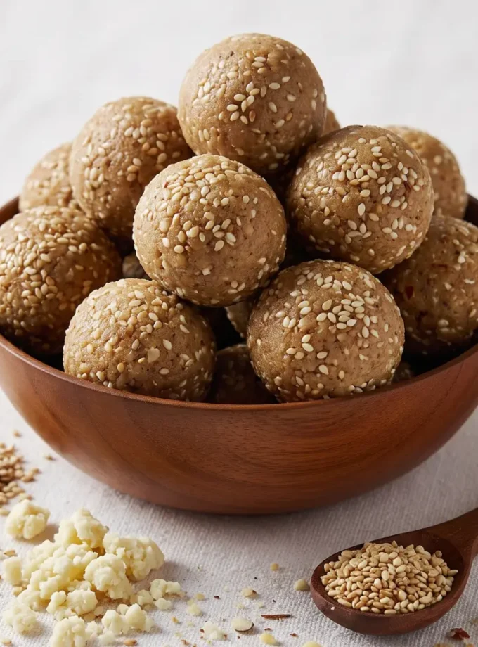 Till Khoya Laddu - Large Snacking Jar